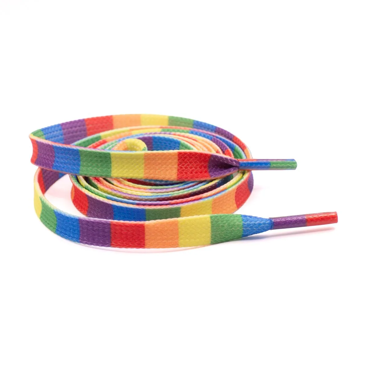 KN Studio Block Rainbow Shoe Laces - 120cm