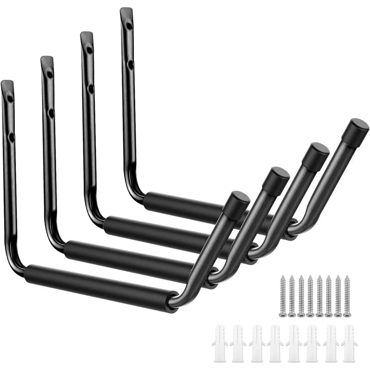 4Pack Heavy Duty Garage Kayak Storage Hooks Hanger Heavy Duty Utility Hooks