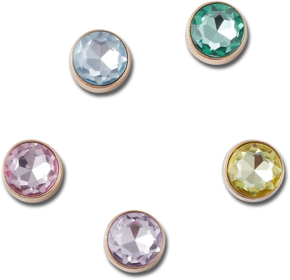 Crocs - Gold and Gem Jibbitz - 5 Pack