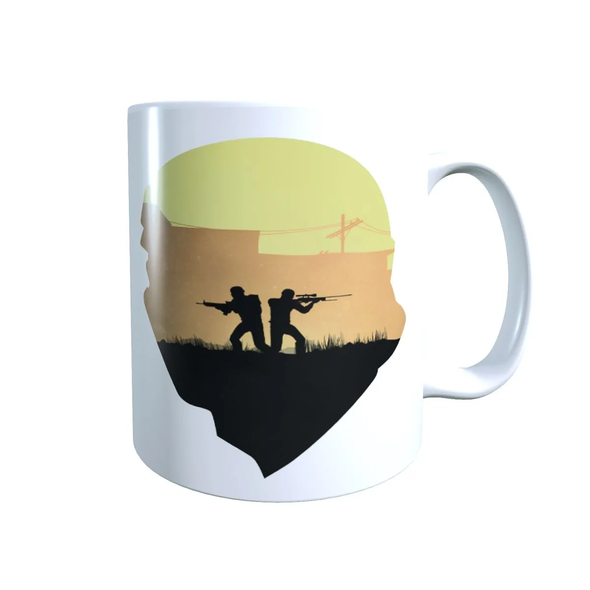 CSGO Terrorist Head - Counter Strike Coffee Mug