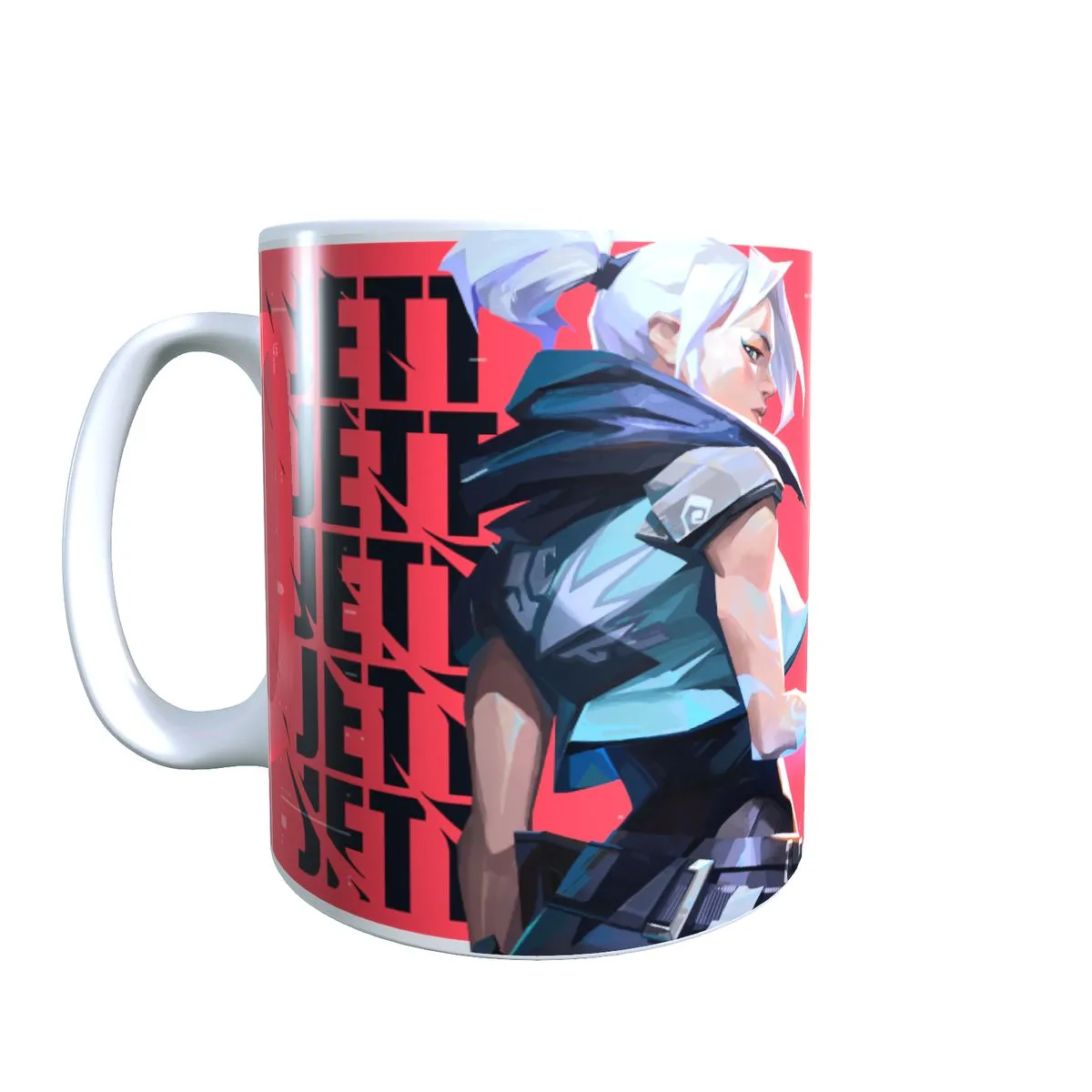 Jett Hero Pose - Valorant Coffee Mug