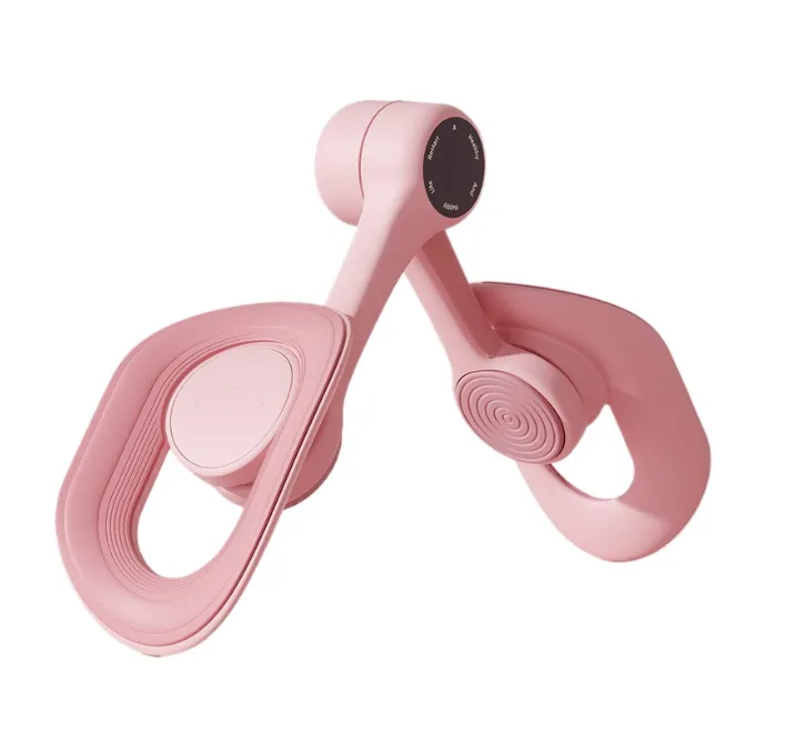 Leg Toning Yoga Roller, Adjustable Ab Wheel, Fitness Equipment, Pink
