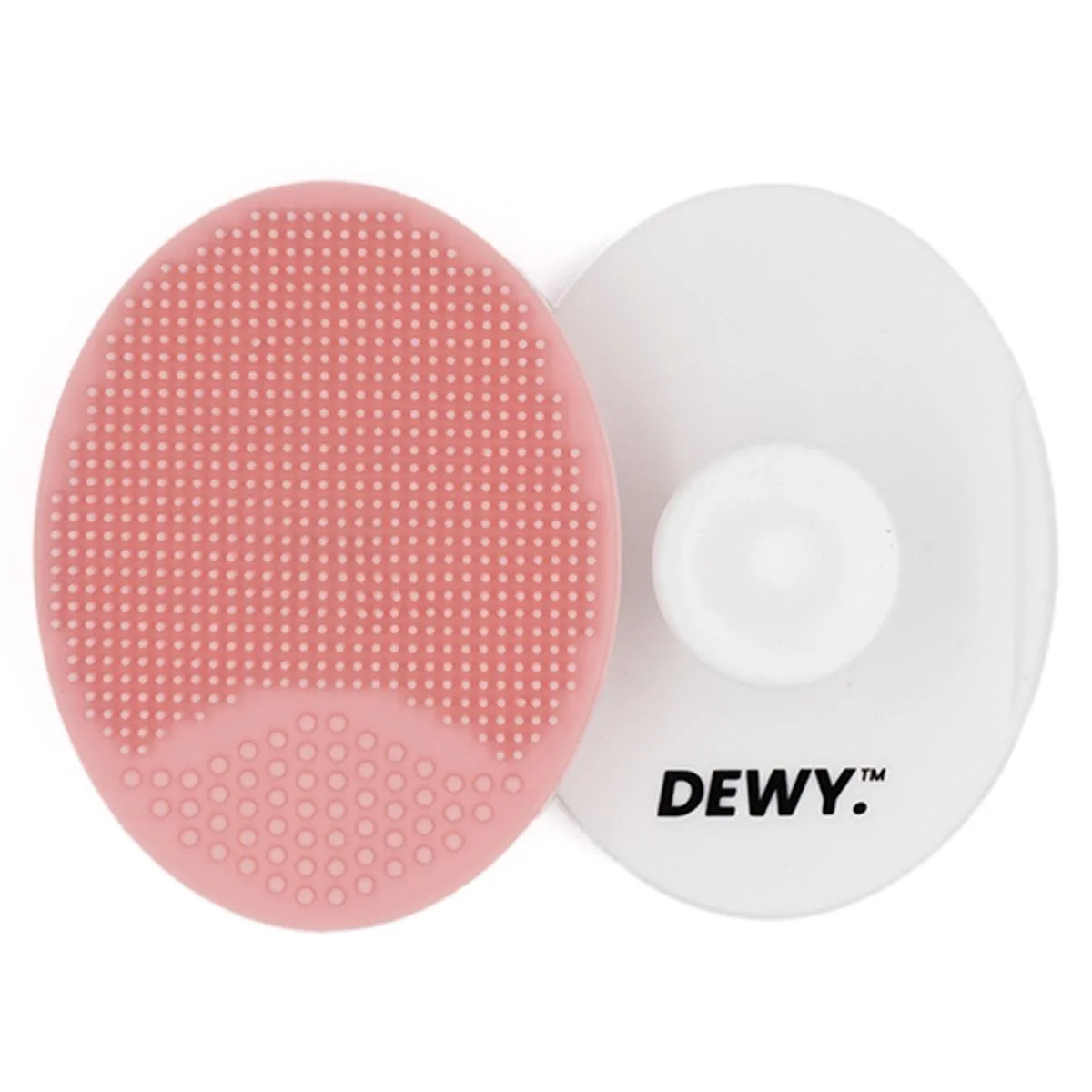 Dewy-Face Exfoliator Brushes for Gentle Cleansing 2Pack - Pink/White