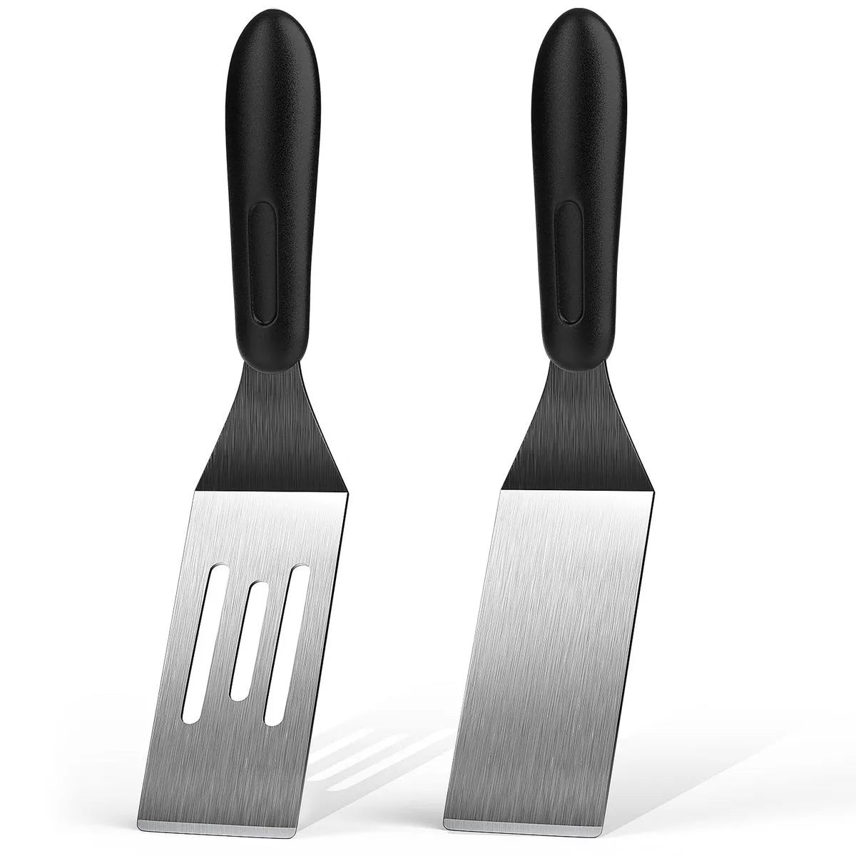 Small Spatula, Mini Serving Spatula Set, Metal 2-Piece 8 Inch
