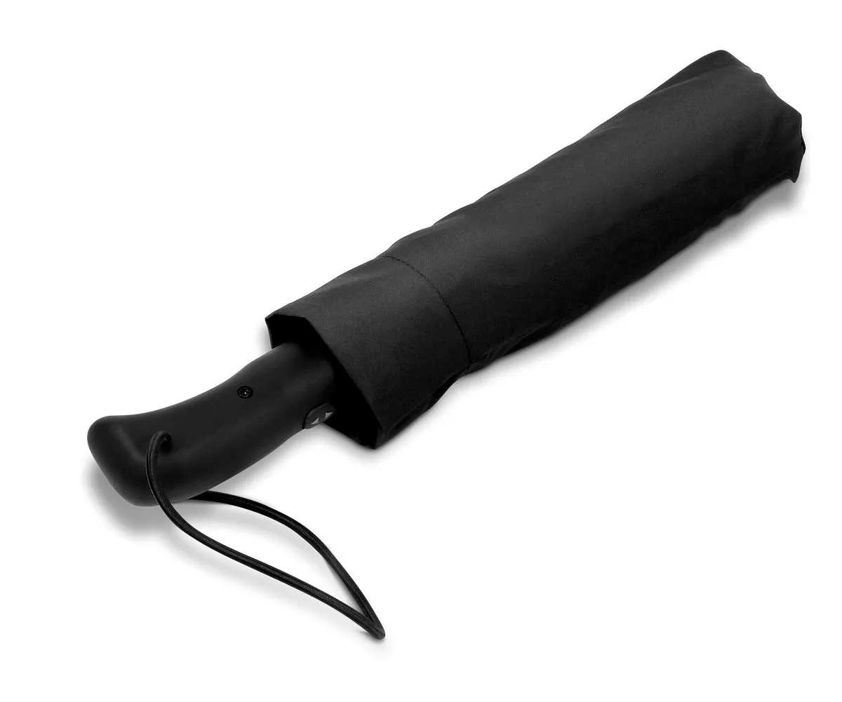 Whimsical Compact Umbrella - Black