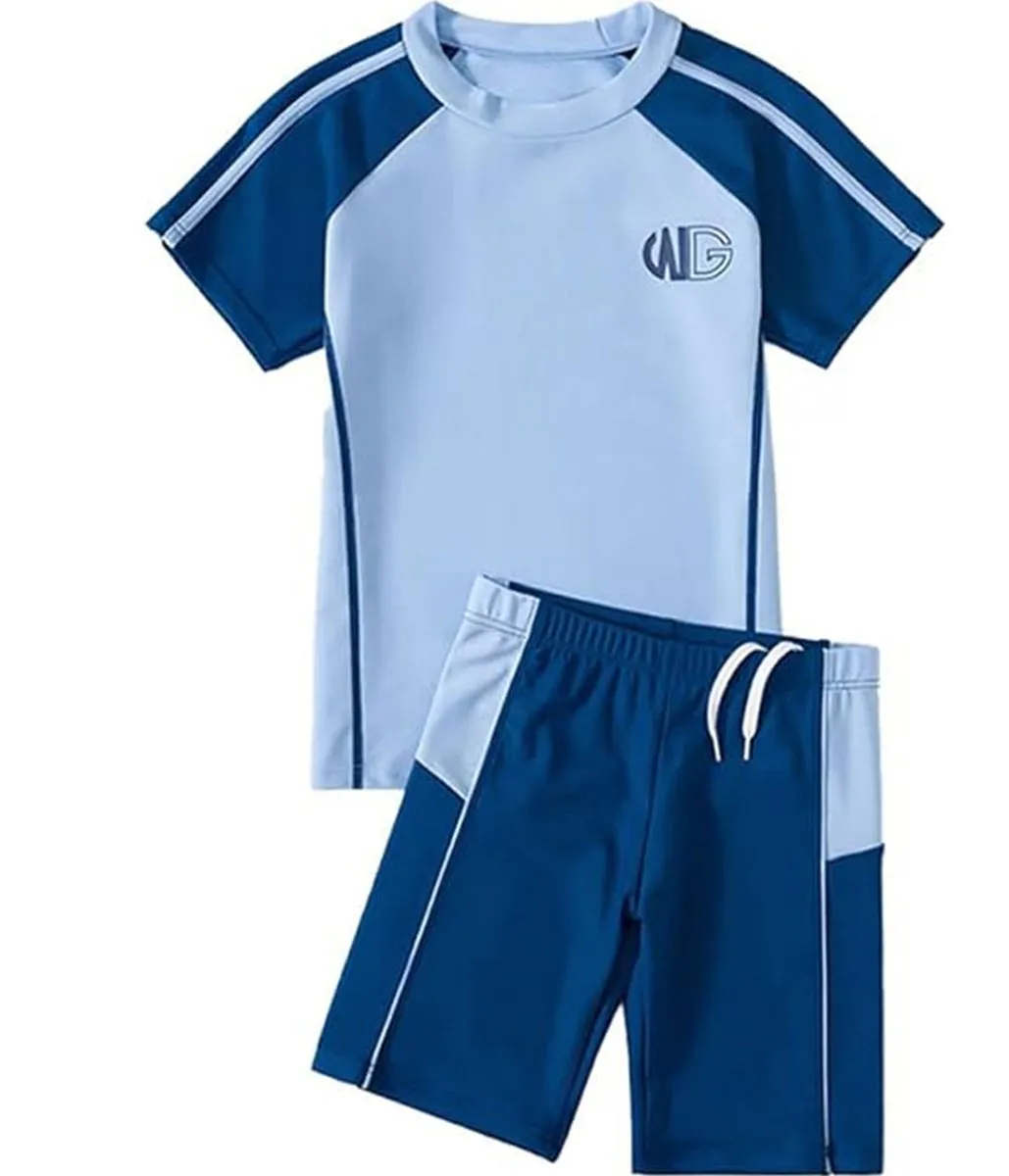 Children's Quick-Drying Sun-Protective Swimsuit Two-Piece Set