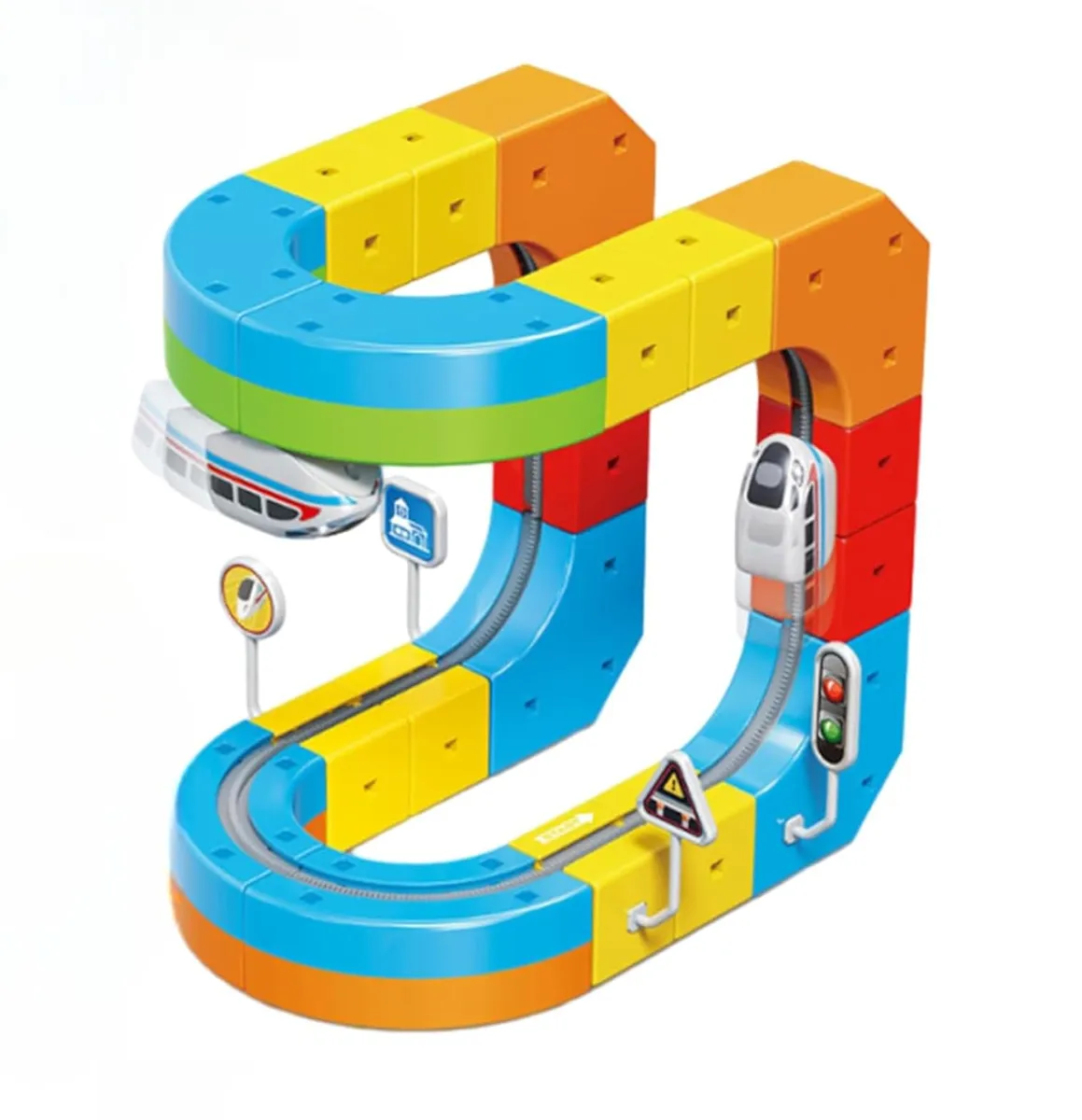 Clickrail Electric Train Set - 35 Piece