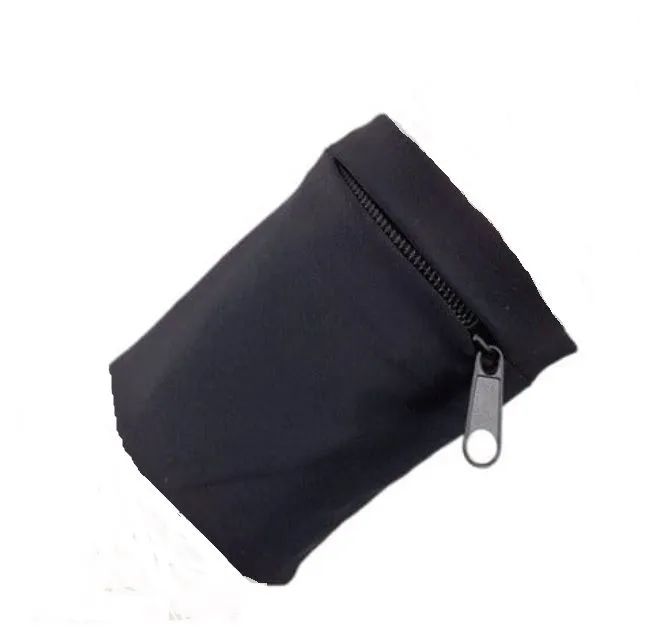 2 Pack Armband Sleeve - Wrist Phone Bag with Zipper - Black