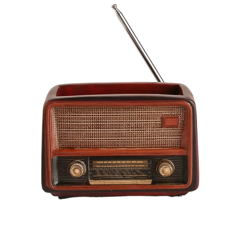 Retro Radio-Shaped Flowerpot: Dual-Purpose, Doubles as Vase & Decor