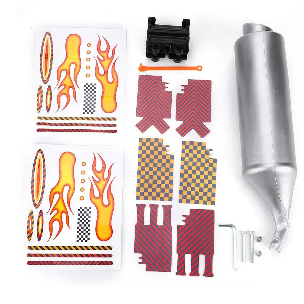 Bike Turbo Pipe Exhaust Sound Maker Cards Kit
