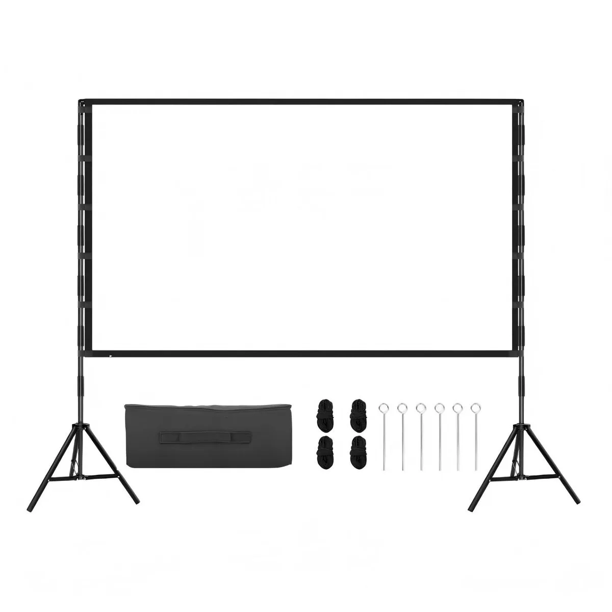 Portable 4K 16:9 Projector Screen with Stand and Carry Bag - 120"
