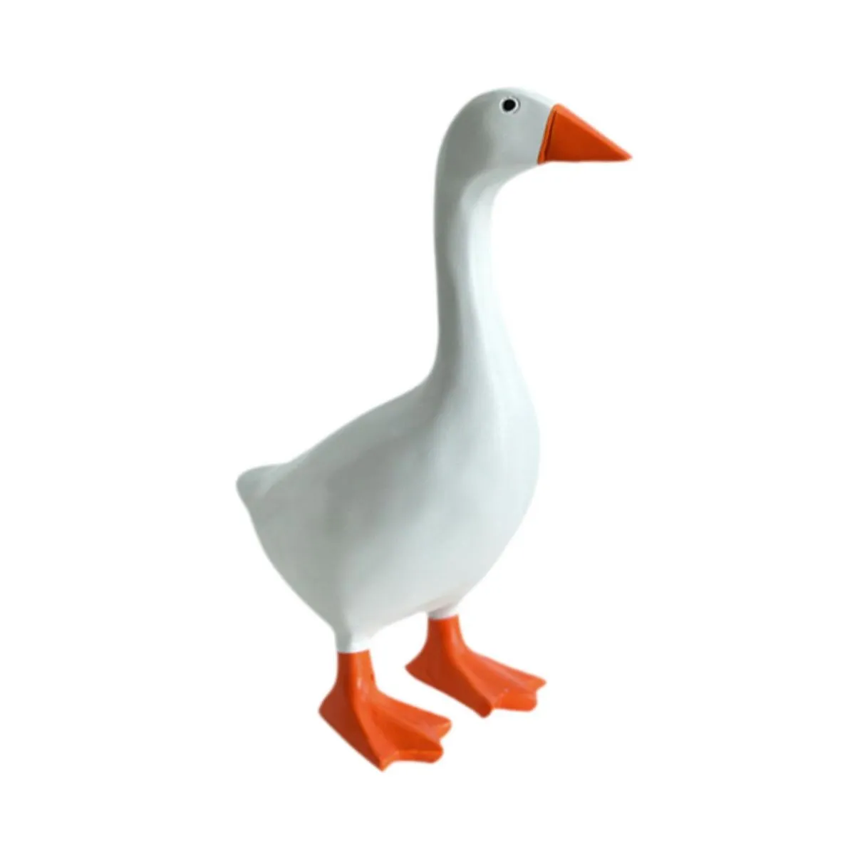 Resin Duck Key Holder - White (11.5x7.5x18cm)