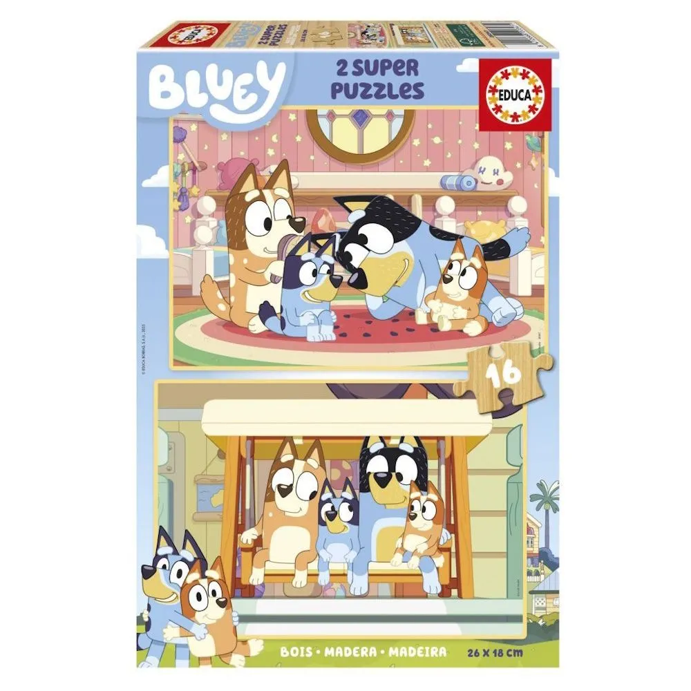 Educa Bluey Puzzles - 2 x 16 Piece