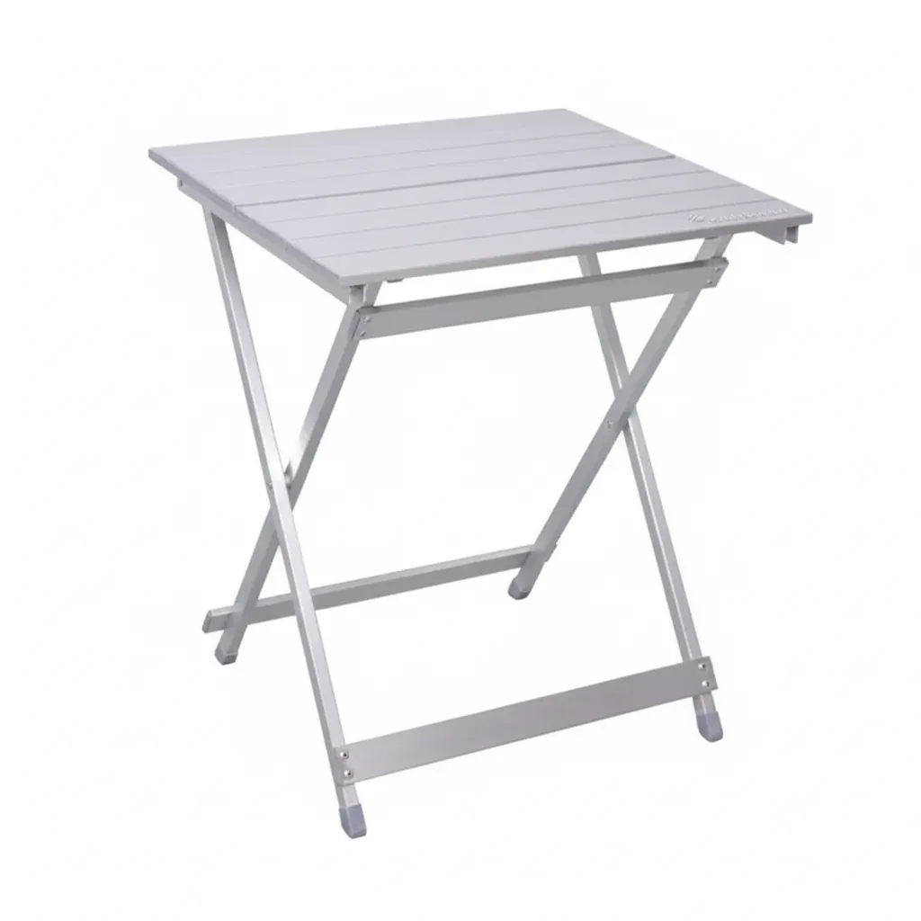 Kaufmann Medium Aluminium Folding Table - 500mm x 480mm x 620mm