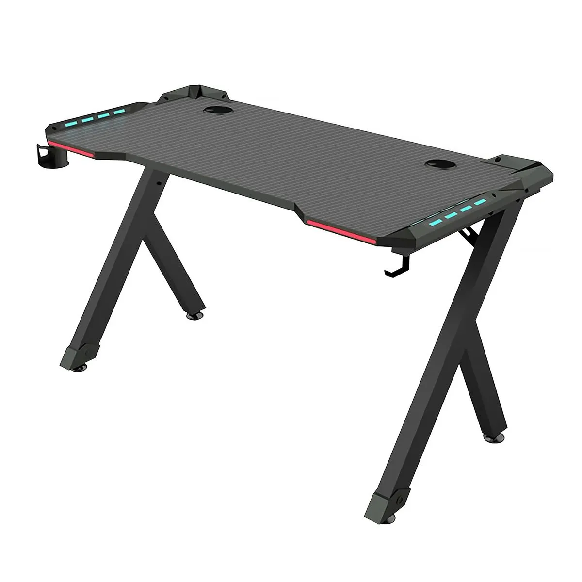 Gaming Computer Desk with LED RGB Lights