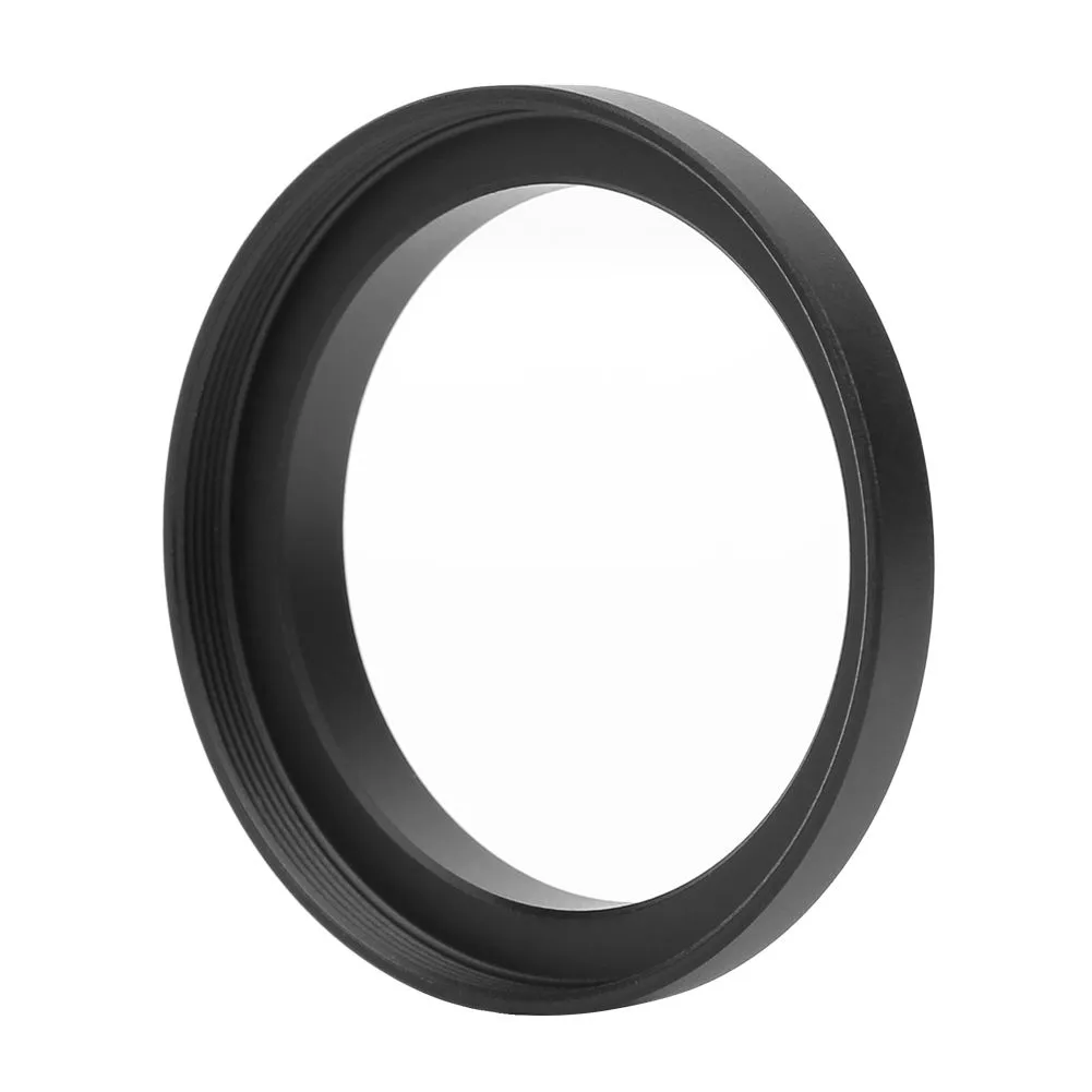 Black M48 to M42 adapter ring for astronomy telescopes