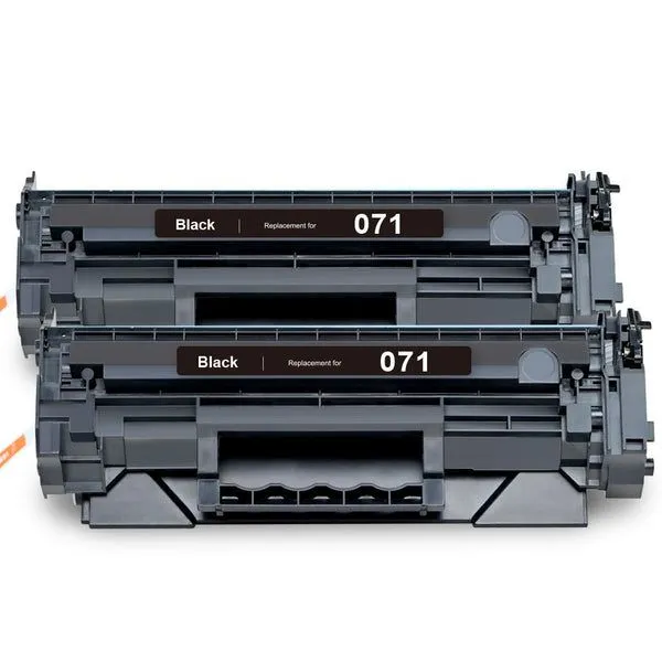 Canon 071 Black Compatible Toner x 2
