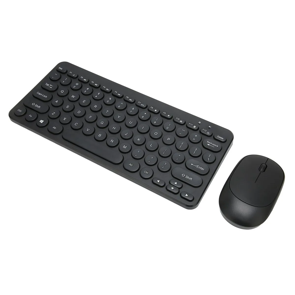 78-Key Wireless Combo (Black/Round Keys)