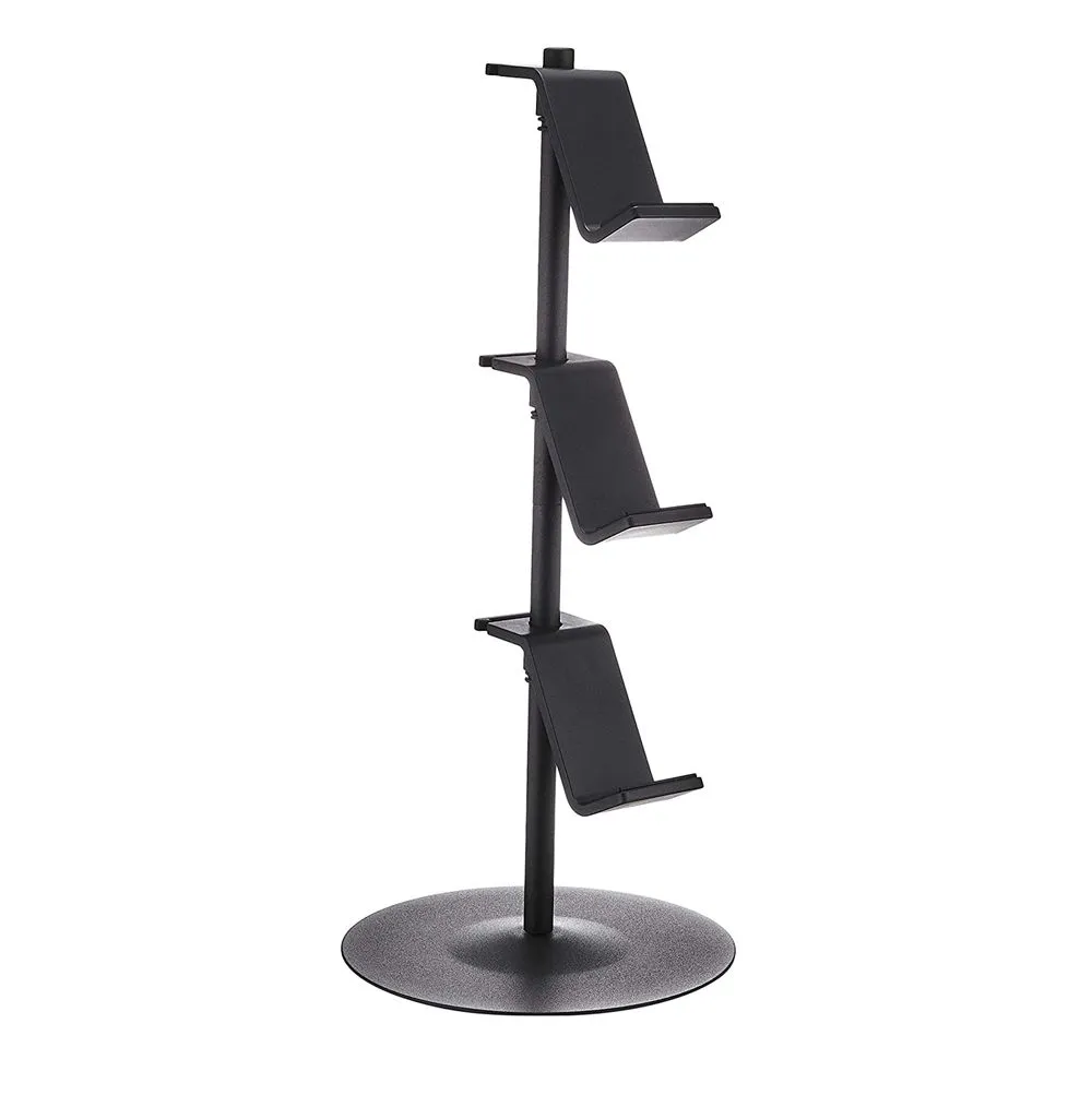 Universal 3 Tier Headset Hanging Stand Controller Holder - Black