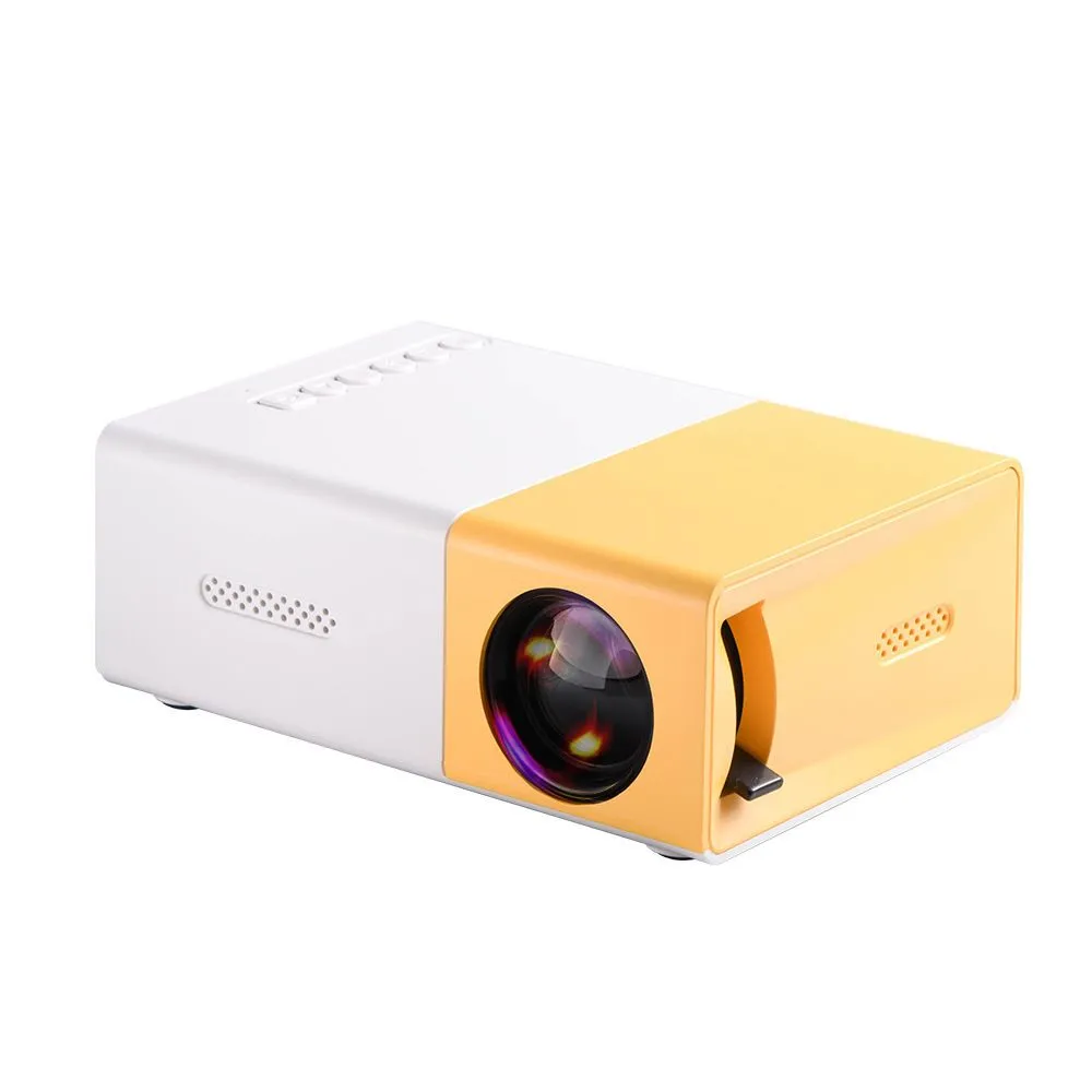 Smart White Yellow 720 HD Projector