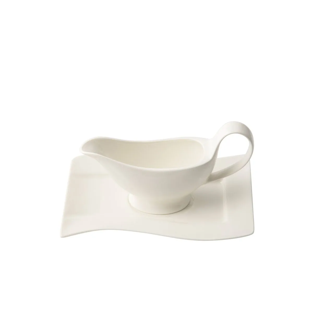 Galateo - Square Gravy Boat With Saucer
