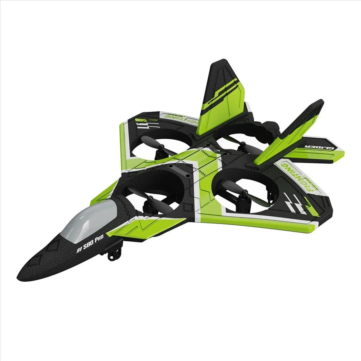 Remote Control Drone Upgrade Foam Fixed Wing Aircraft - Green