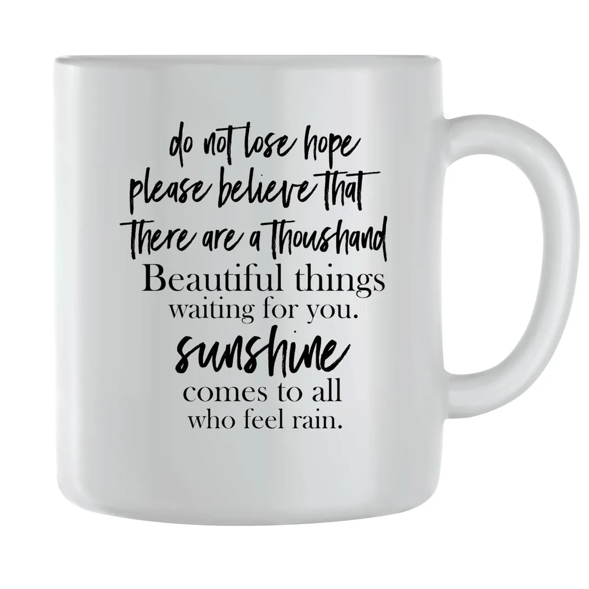 Sunshine Coffee Mugs with Trendy Motivational Sayings Graphic Cups Gift147