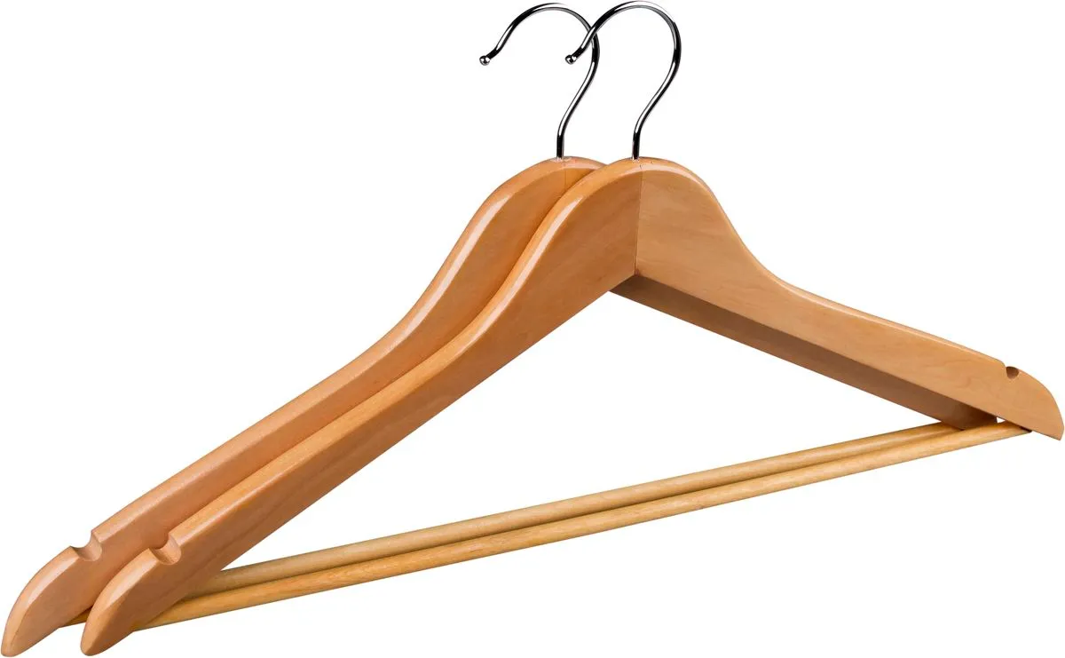 House of York - Wooden Suit Hangers - Pack of 2