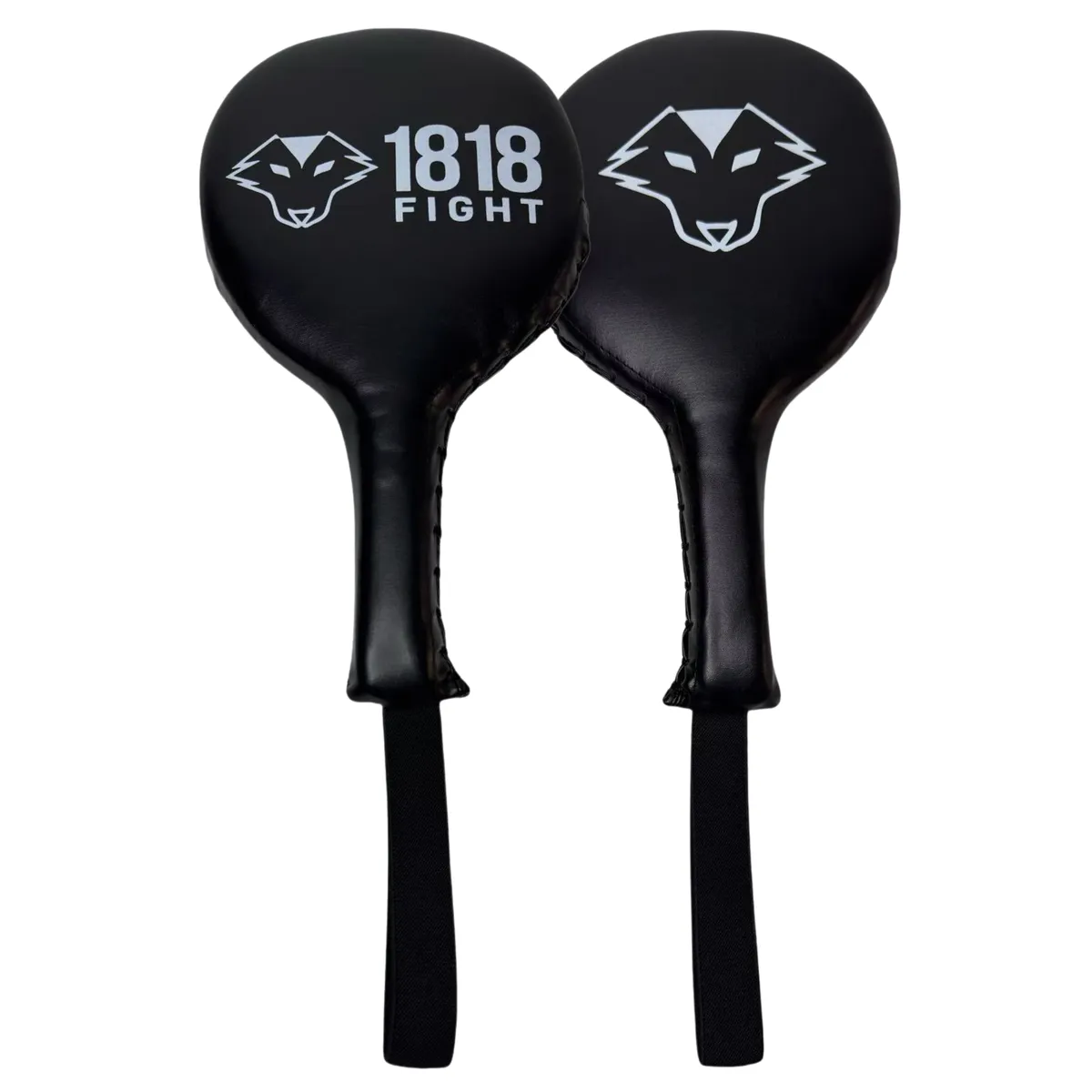 Quickfire Punch Paddles - Impact-Ready Hand Targets - Speed-Based MMA Work - Black