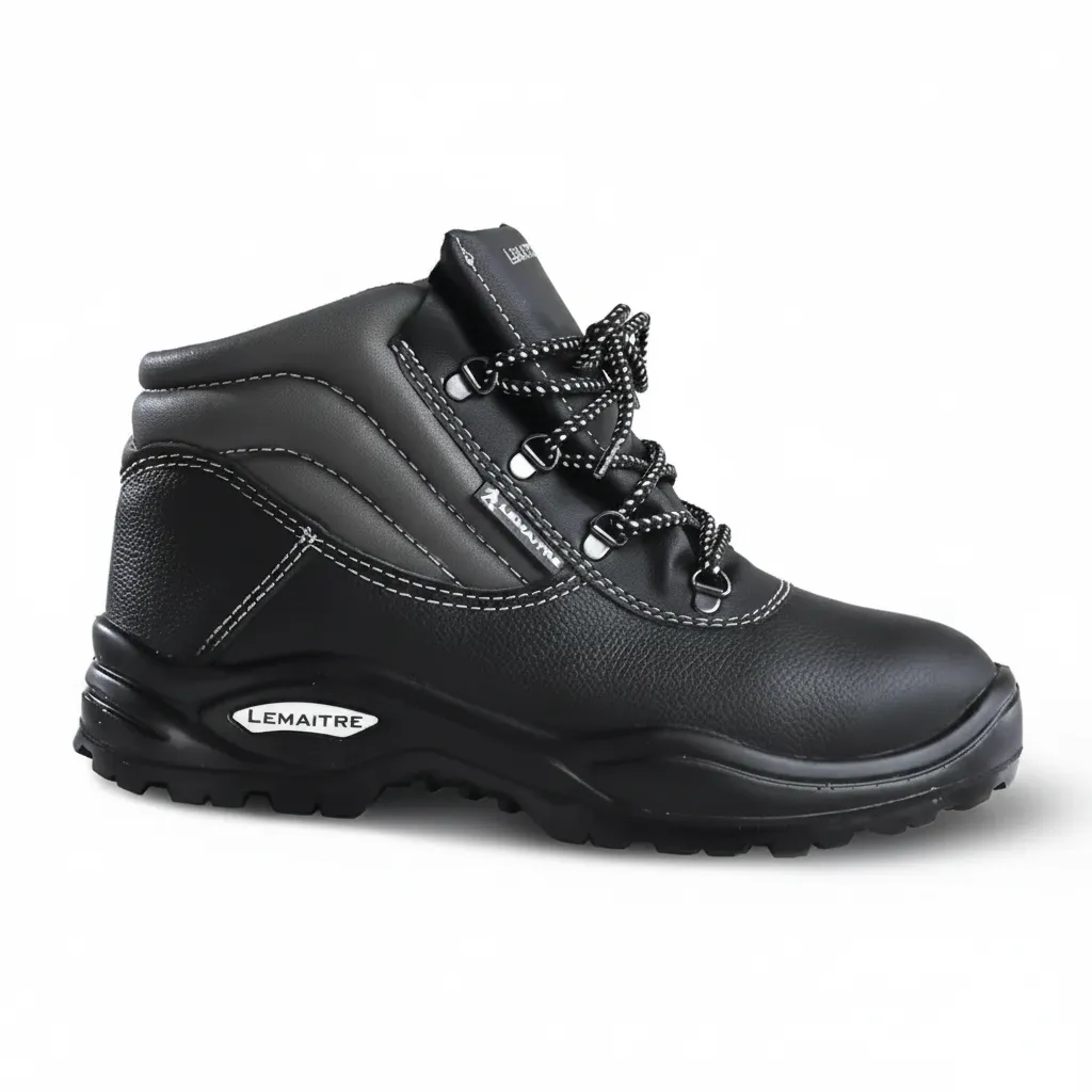 Lemaitre Safety Boots Maxeco Pro Black Size 8 with Memory Foam Insole