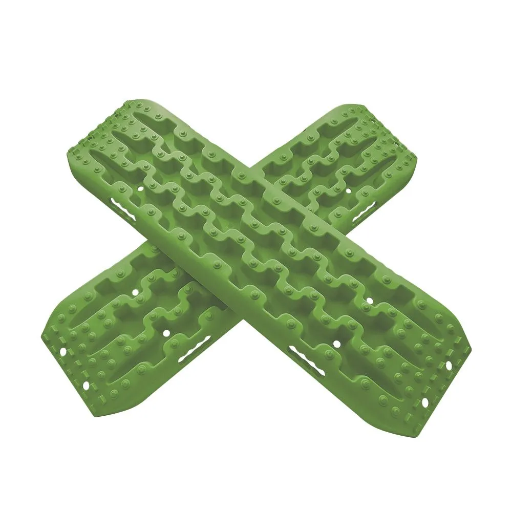 Traction Mats Trapped Recovery Boards for Off-Road Mud Sand Snow - 2 Pack