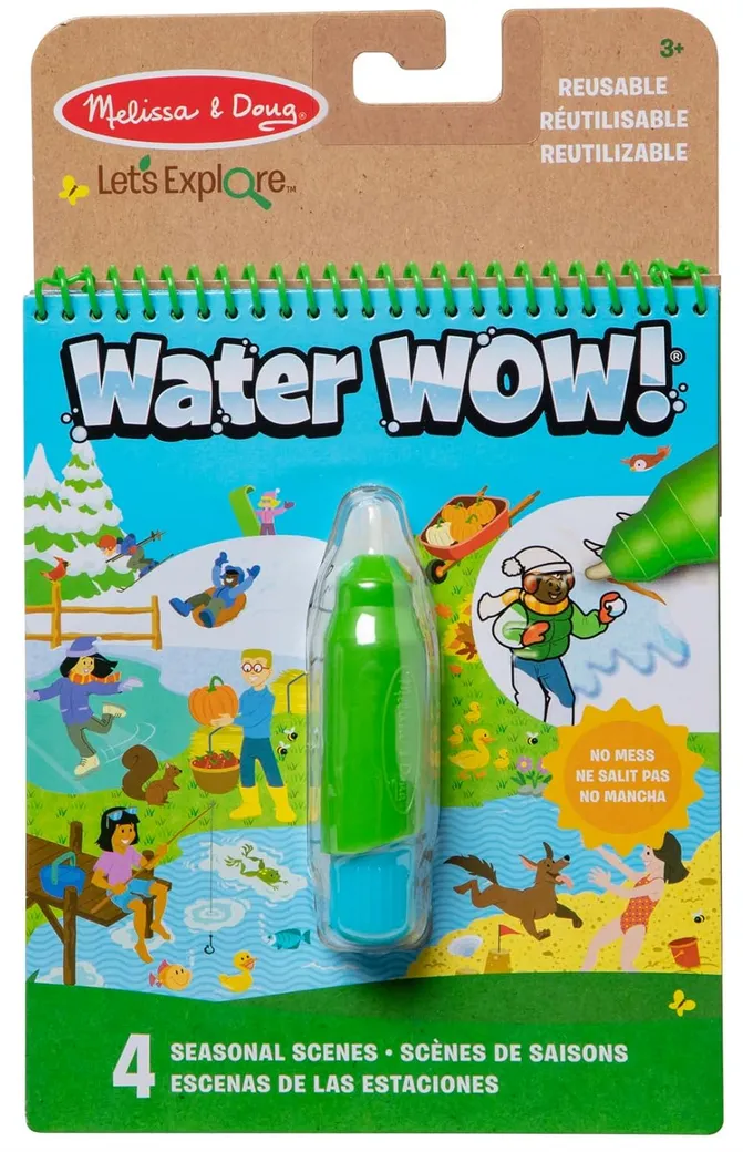 Melissa & Doug Let's Explore Water Wow! Water-Reveal Pad - Seasons