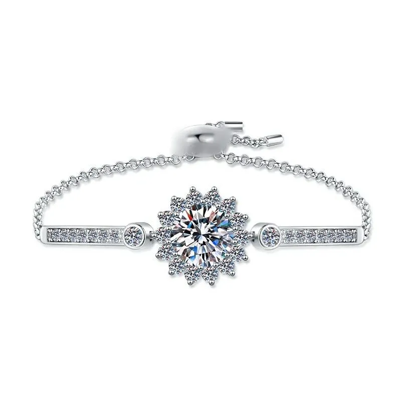 925 Sterling Silver Bracelet | 5CT Moissanite