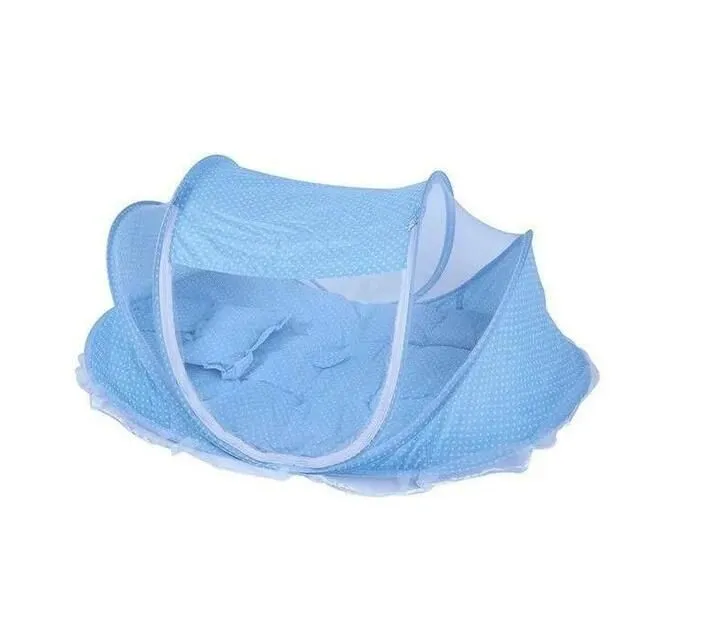 Folding Baby Mosquito Net & Sleeping Tent - Blue
