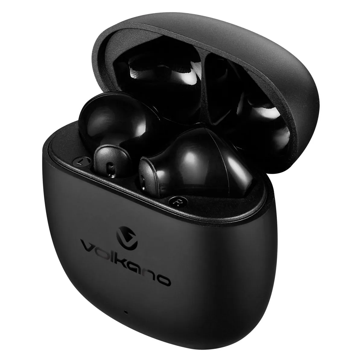 Volkano Sleek Series True Wireless Bluetooth Earphones with Mic - Black