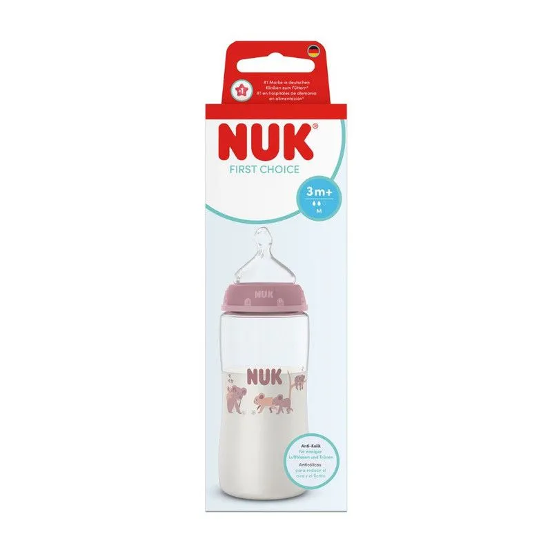 Nuk First Choice Bottle 300ml Medium Koala 3 Months+