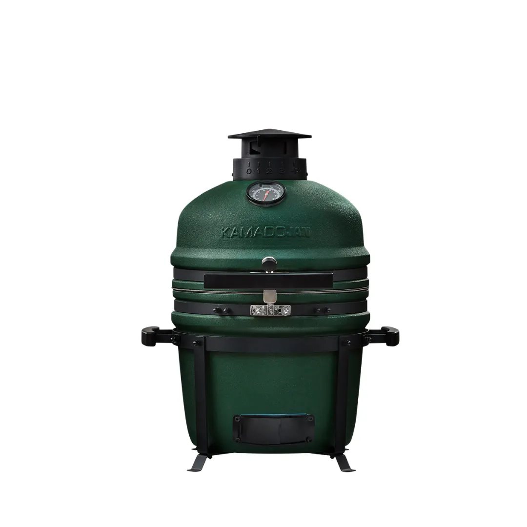 KAMADO JAN GEN 4 16" JNR Ceramic Braai Grill Kit - Bok Green