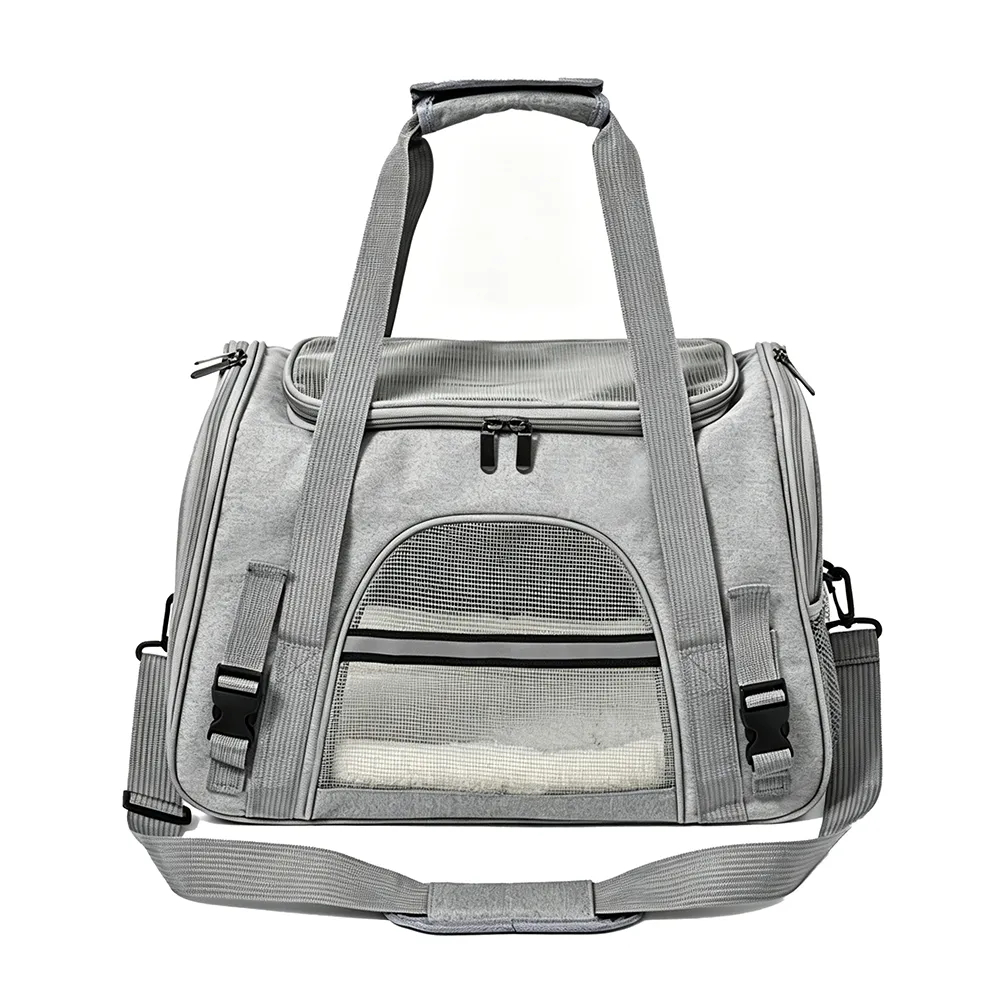 Soft Sided Airline Approved Pet Travel Carrier Bag for Small Dogs & Cats