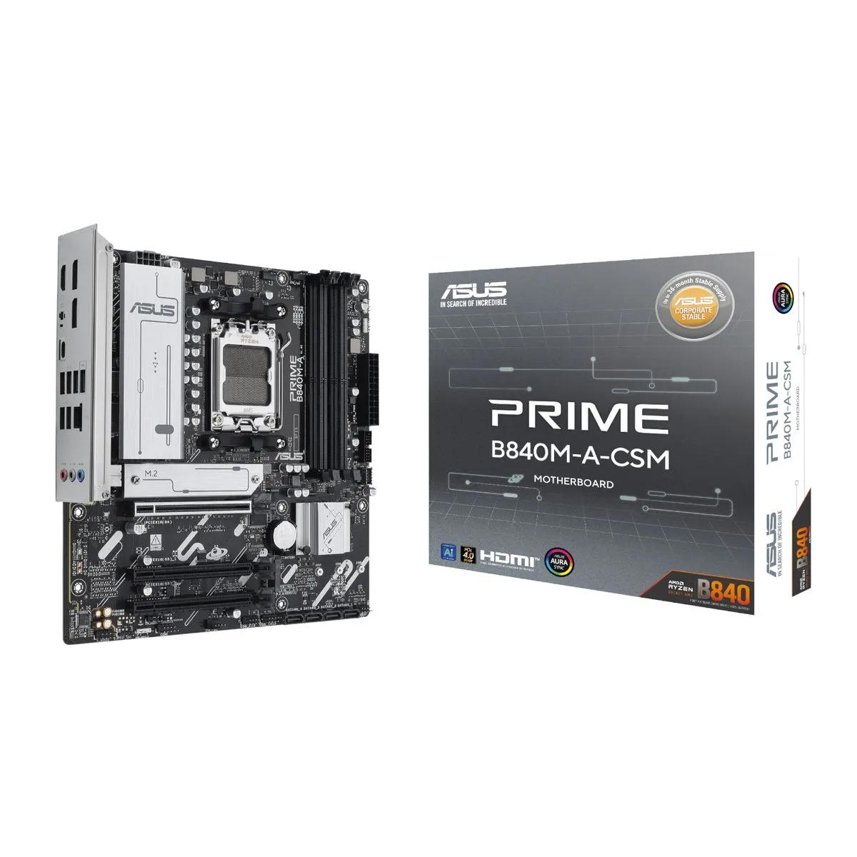 ASUS PRIME B840M-A-CSM AM5 Micro ATX Motherboard