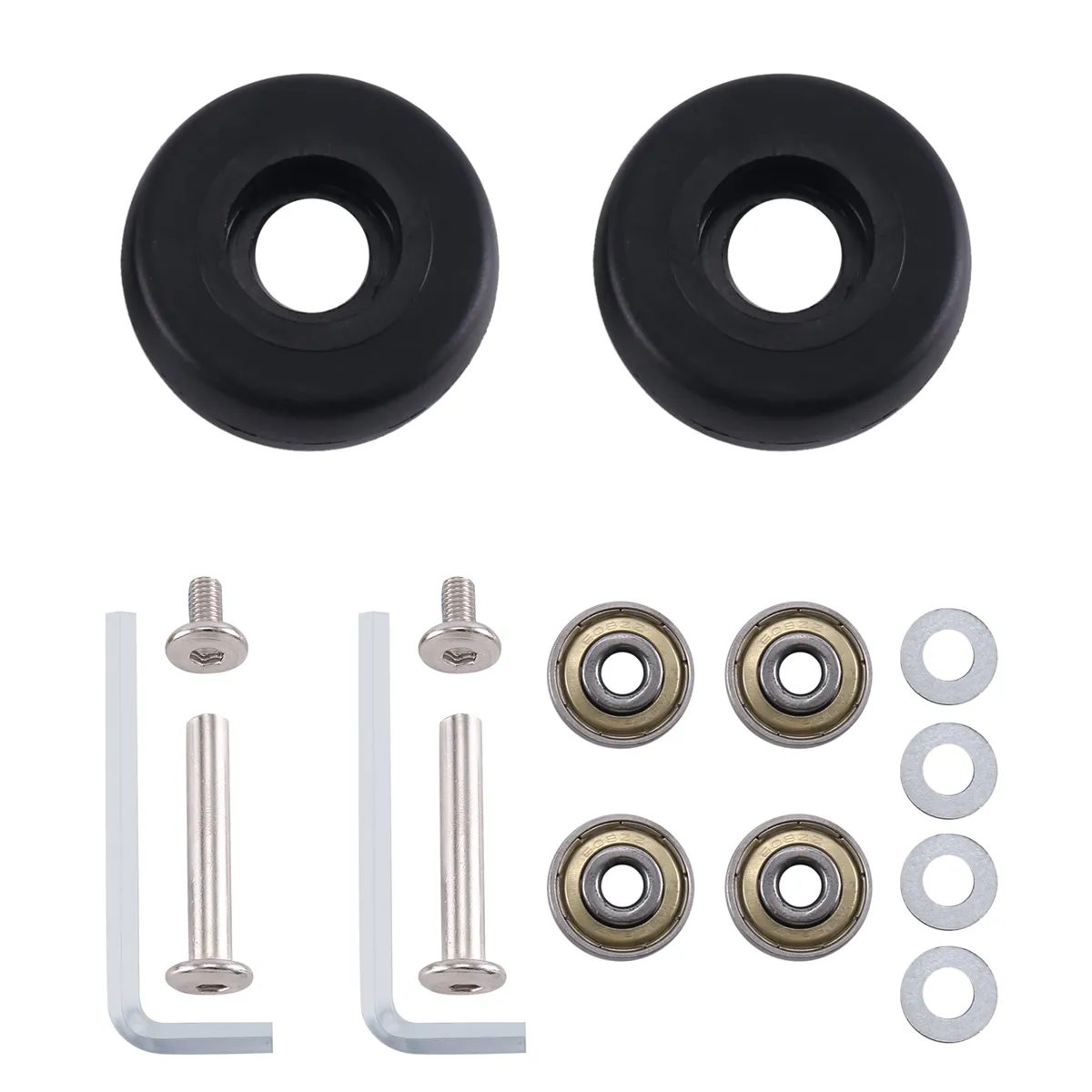48Mm X18Mm 1 Pair Luggage Suitcase Replacement Wheels