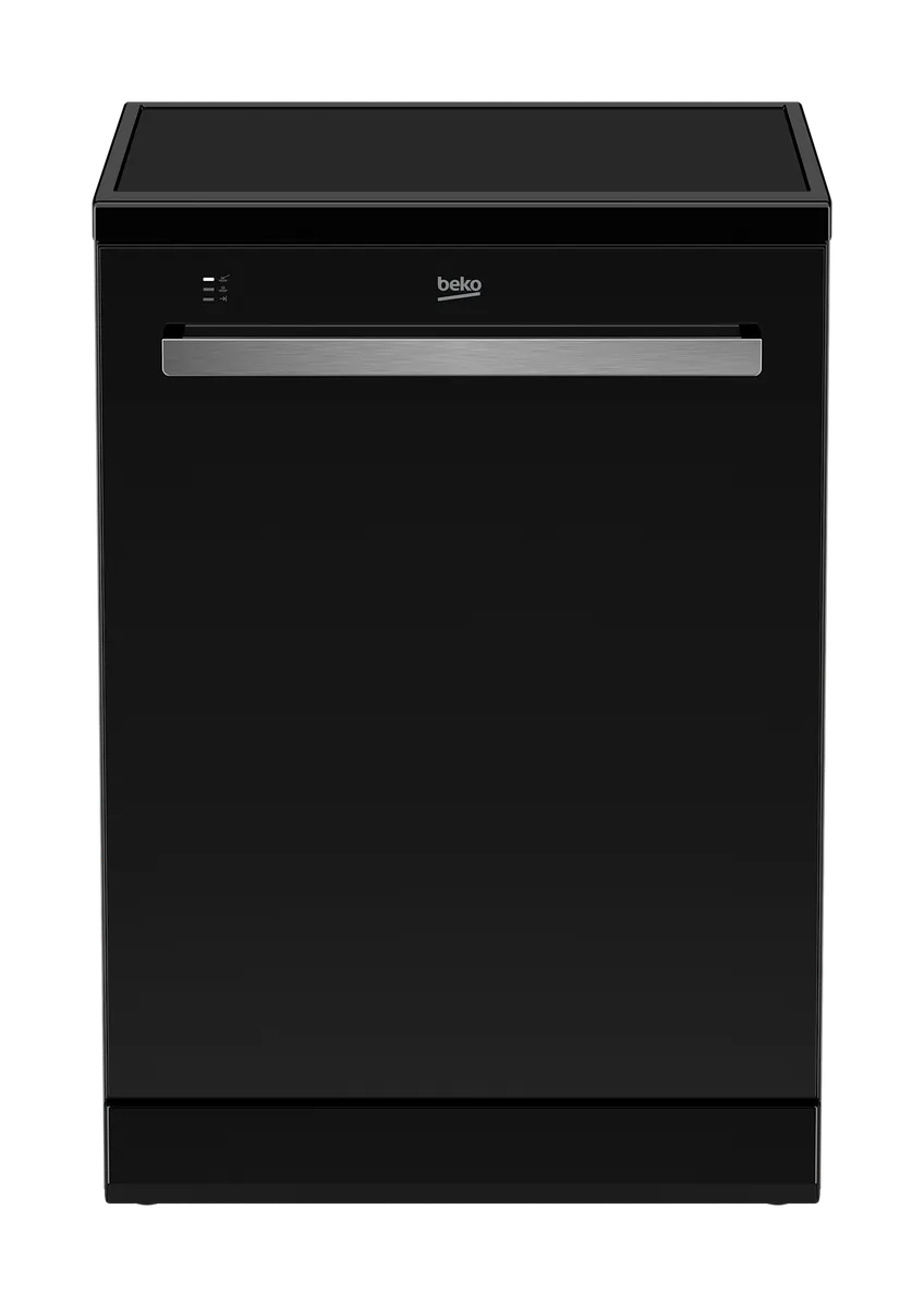 Beko Black Glass Dishwasher 15 Place Setting