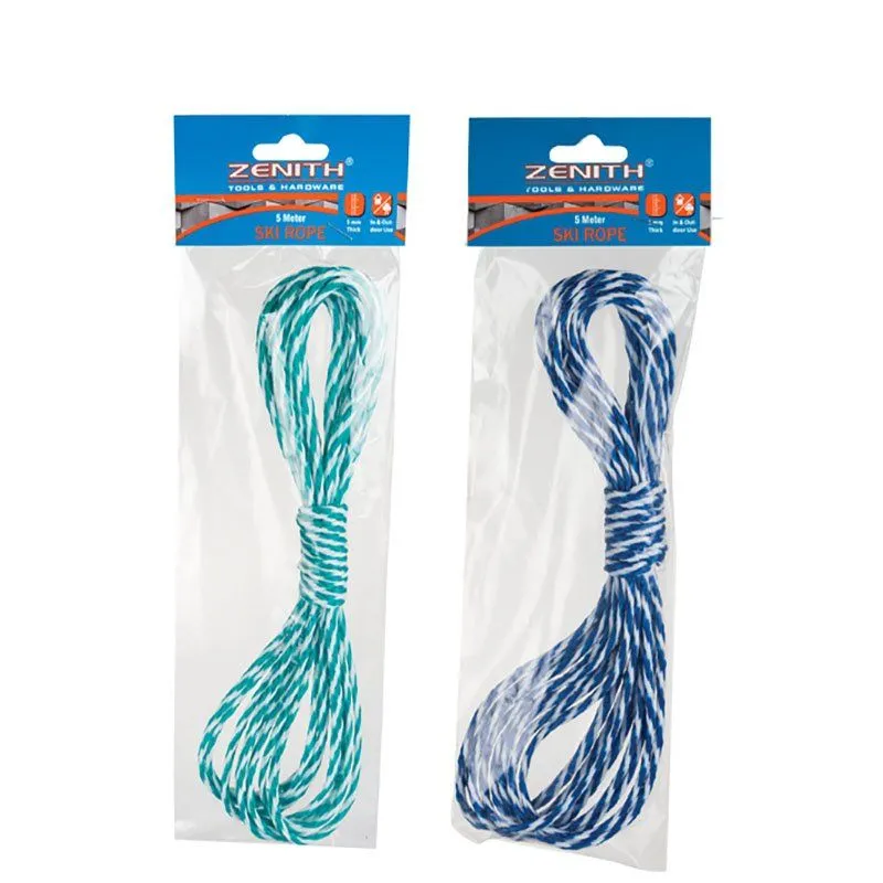 Pack of 6 Zenith Ski-Rope 5mm X 5m - 2-Colour