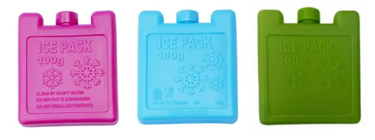 Mini Ice Bricks - Pink, Green & Blue (Pack of 3)