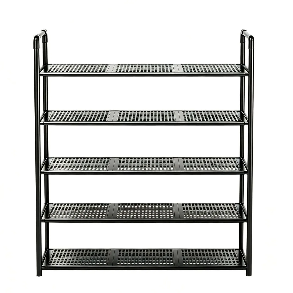 5 Tier Metal Shoe Rack Sturdy Shoe Storage Organizer Easy to Assemble