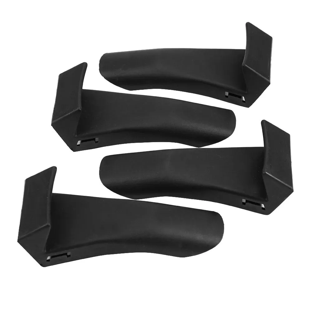 4Pcs Tire Changer Clamp Jaw Protectors Guard Covers Bent Angle Black