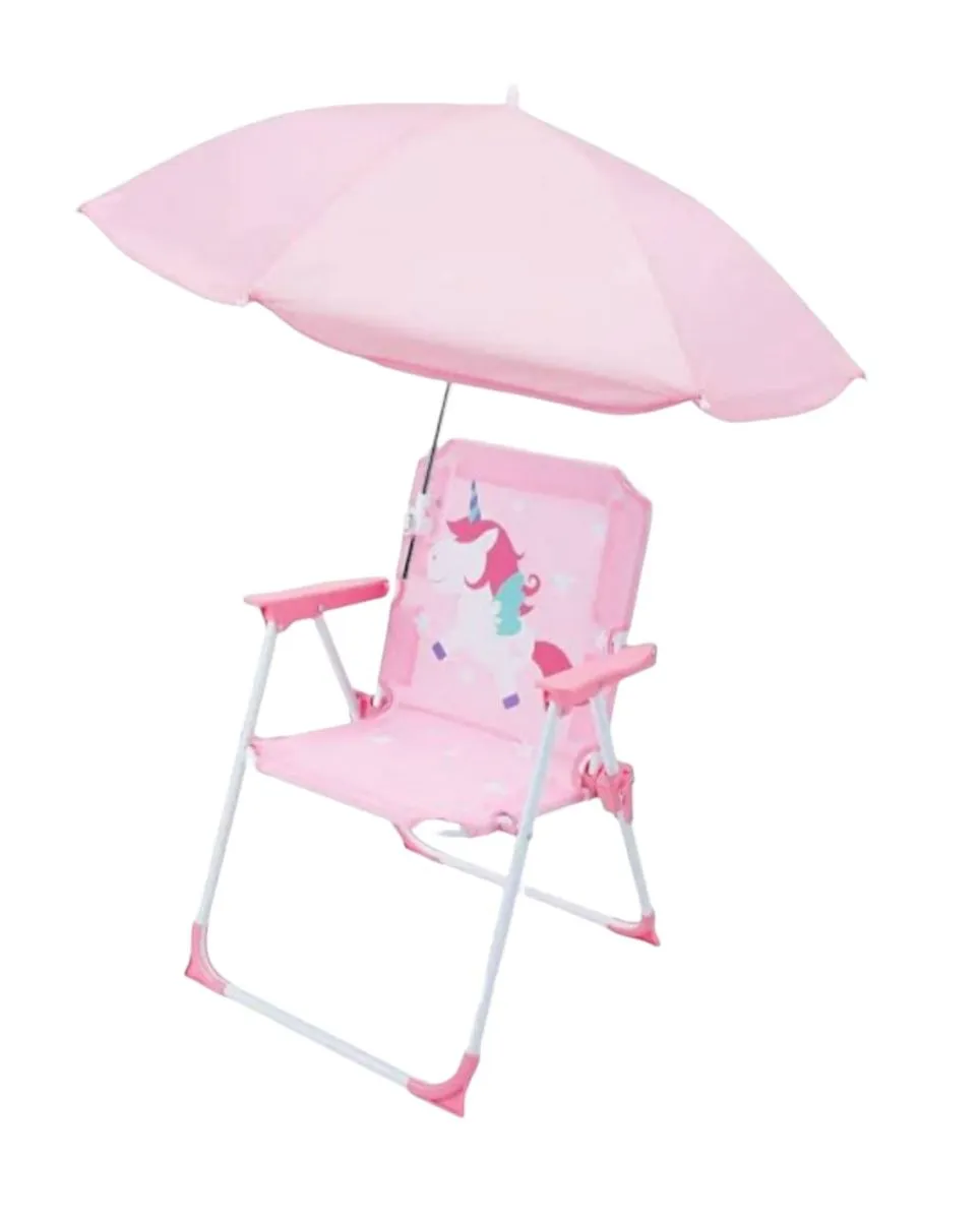 Kids Outdoor Beach Chair with Umbrella