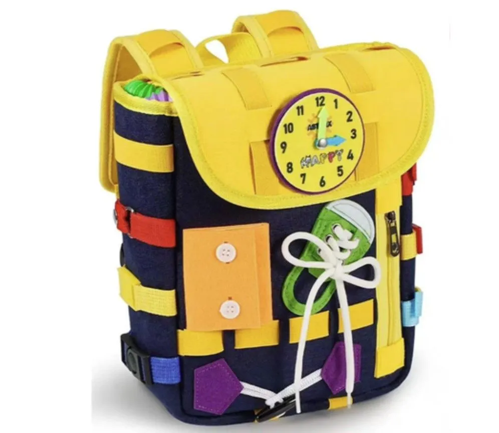 Montessori Children Busy Board Bag