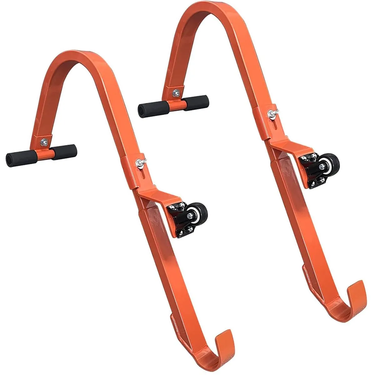 Heavy Duty Ladder Roof Hook Stabilizer with Wheel-Safety Ladder Aid Tool
