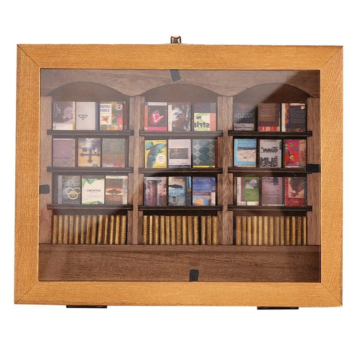 Mini Bookshelf Shake Away Your Anxiety Bookshelf Miniature Bookshelf