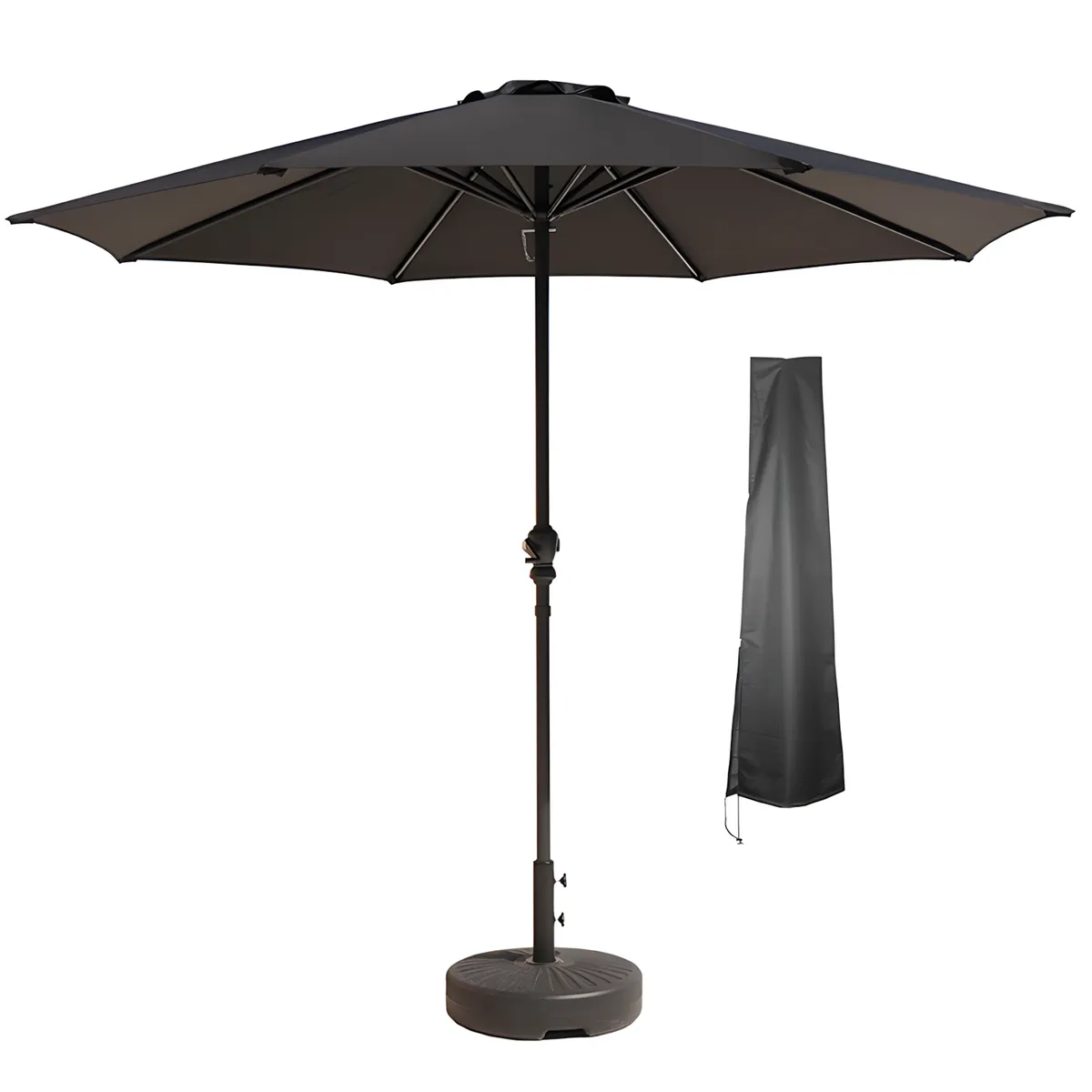 Umbrellas & Shade Garden Parasol 3m Round Market Umbrella
